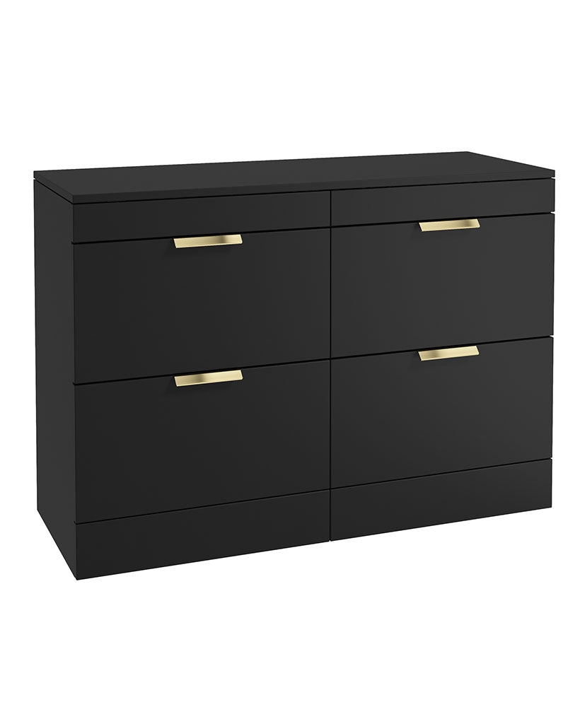 STOCKHOLM Wall Hung Four Drawer Countertop Vanity Unit