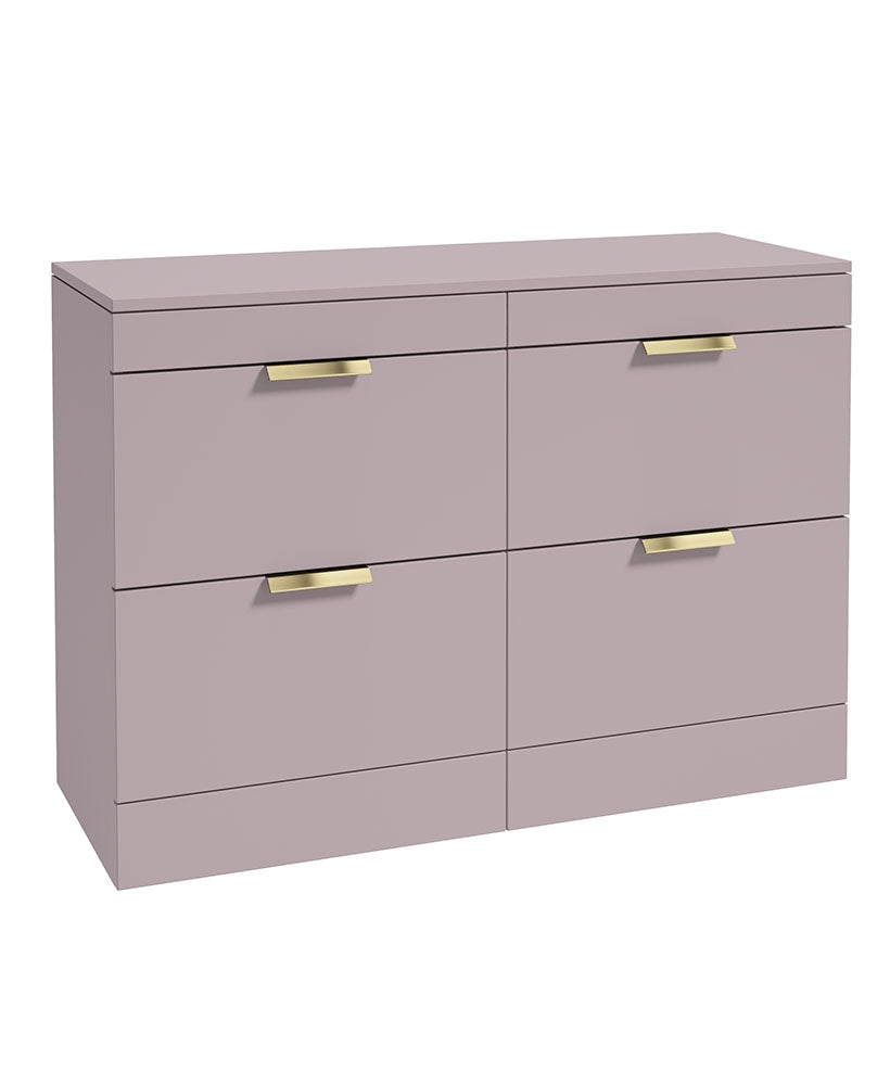 STOCKHOLM Wall Hung Four Drawer Countertop Vanity Unit