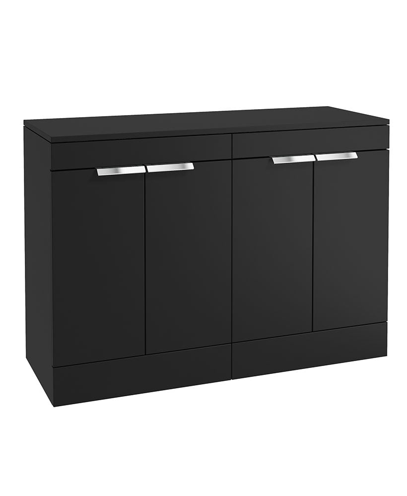 STOCKHOLM Floorstanding Four Door Countertop Vanity Unit