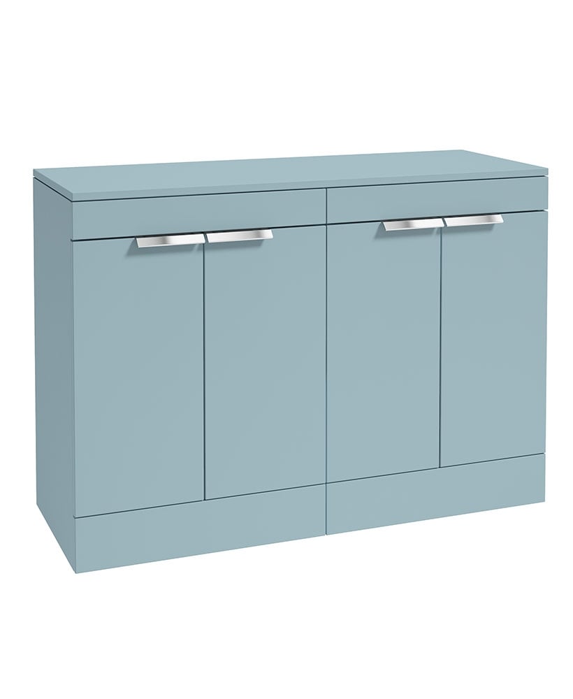 STOCKHOLM Floorstanding Four Door Countertop Vanity Unit