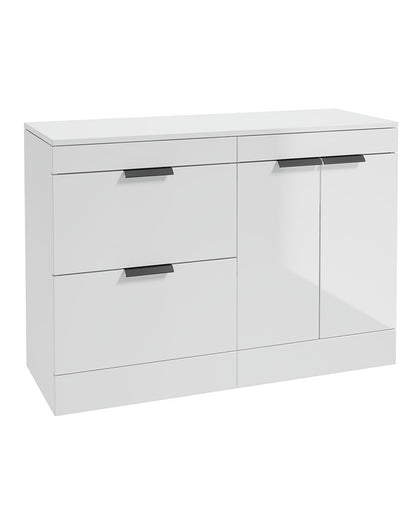 STOCKHOLM Floorstanding Two Drawer/Two Door Countertop Vanity Unit