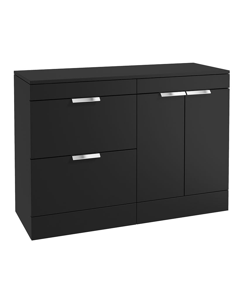 STOCKHOLM Floorstanding Two Drawer/Two Door Countertop Vanity Unit