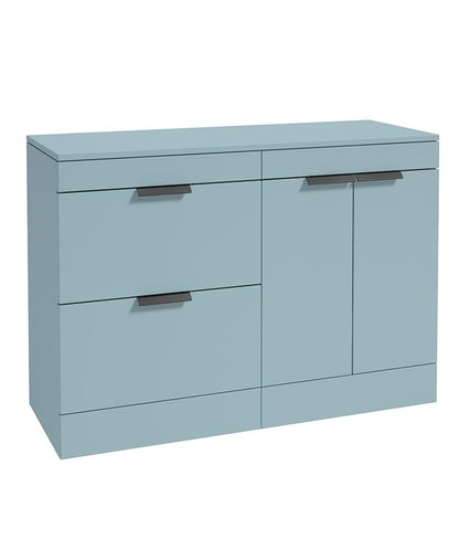 STOCKHOLM Floorstanding Two Drawer/Two Door Countertop Vanity Unit