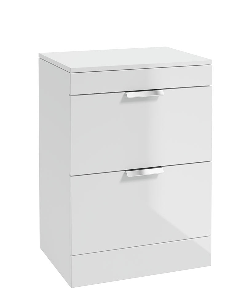 STOCKHOLM Floorstanding Two Drawer Countertop Vanity Unit