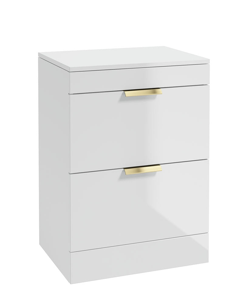 STOCKHOLM Floorstanding Two Drawer Countertop Vanity Unit