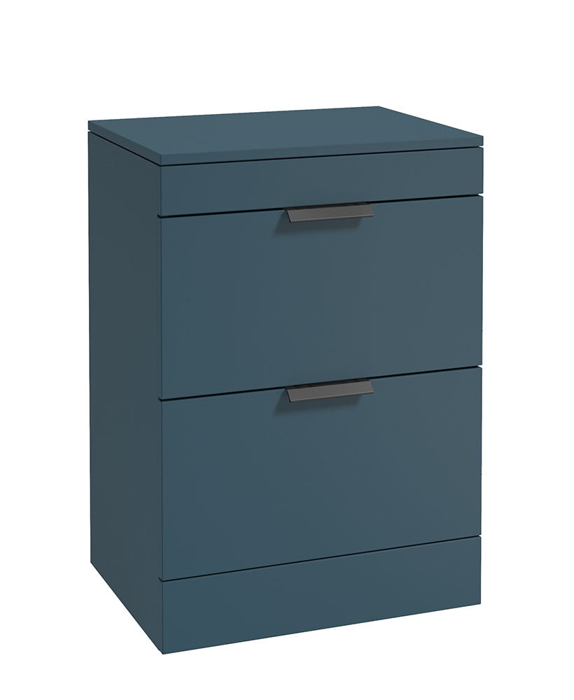 STOCKHOLM Floorstanding Two Drawer Countertop Vanity Unit