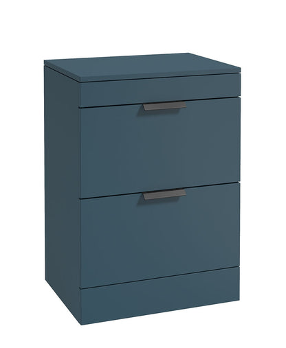 STOCKHOLM Floorstanding Two Drawer Countertop Vanity Unit