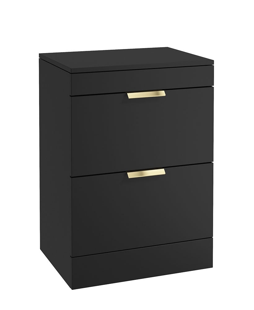 STOCKHOLM Floorstanding Two Drawer Countertop Vanity Unit