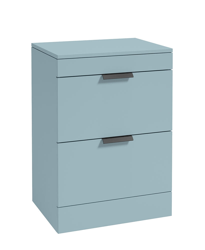 STOCKHOLM Floorstanding Two Drawer Countertop Vanity Unit