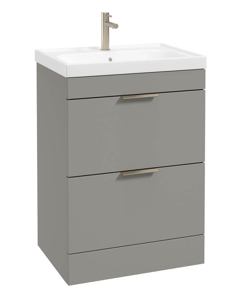 STOCKHOLM Floorstanding Two Drawer Vanity Unit