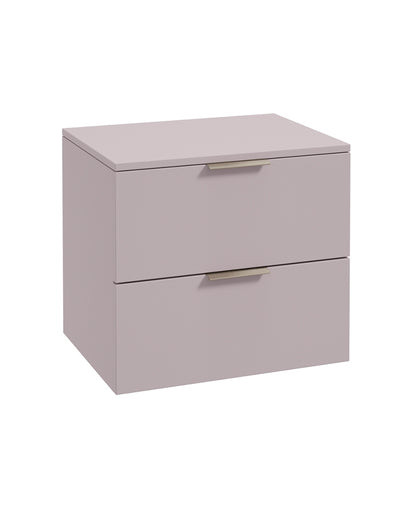 STOCKHOLM Wall Hung Two Drawer Countertop Vanity Unit