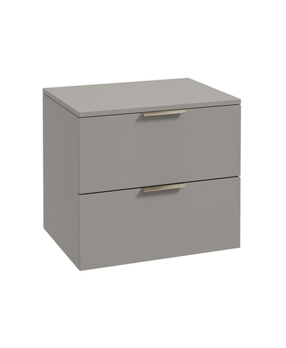 STOCKHOLM Wall Hung Two Drawer Countertop Vanity Unit