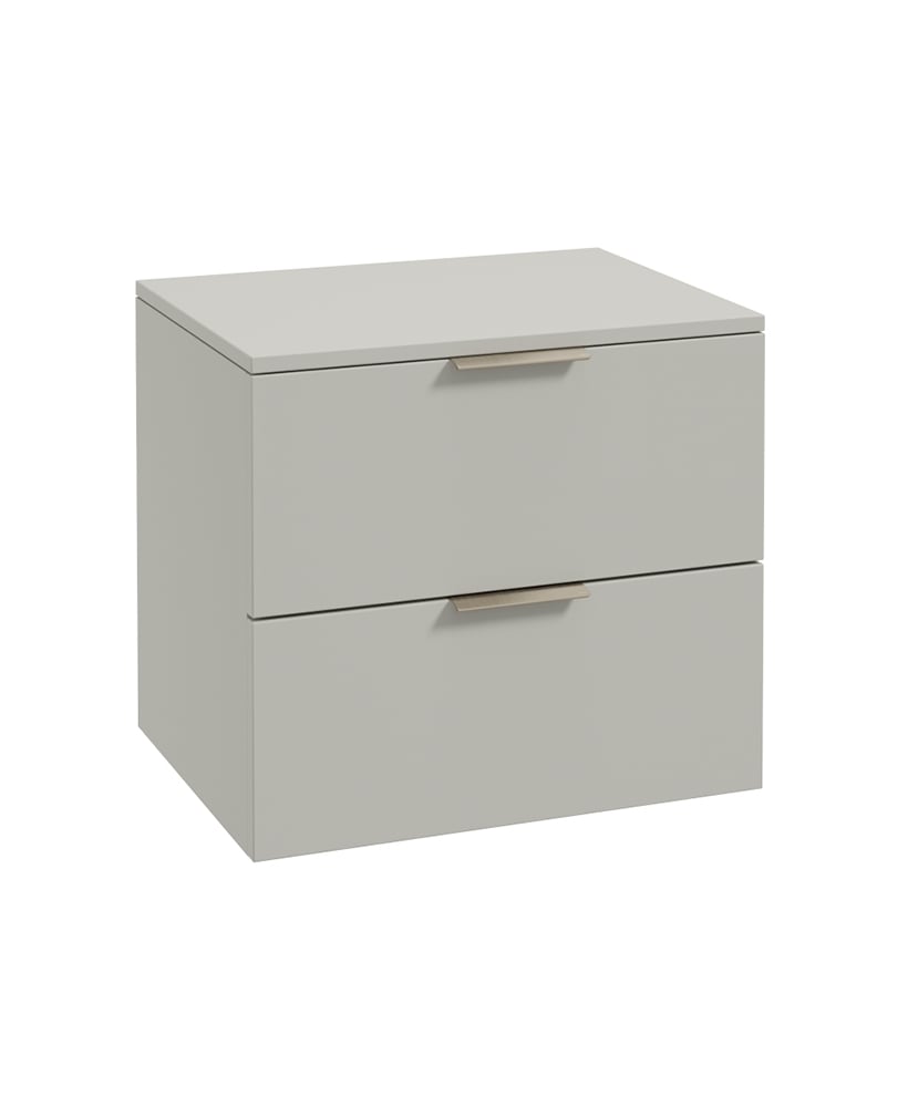 STOCKHOLM Wall Hung Two Drawer Countertop Vanity Unit