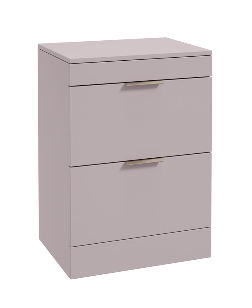 STOCKHOLM Floorstanding Two Drawer Countertop Vanity Unit