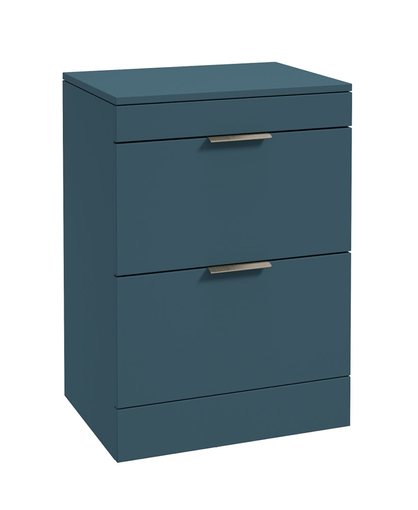 STOCKHOLM Floorstanding Two Drawer Countertop Vanity Unit