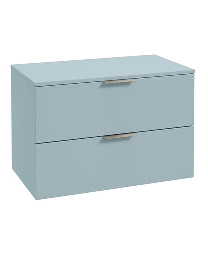 STOCKHOLM Wall Hung Two Drawer Countertop Vanity Unit