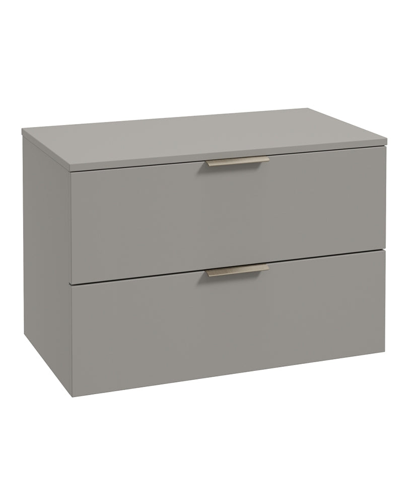 STOCKHOLM Wall Hung Two Drawer Countertop Vanity Unit