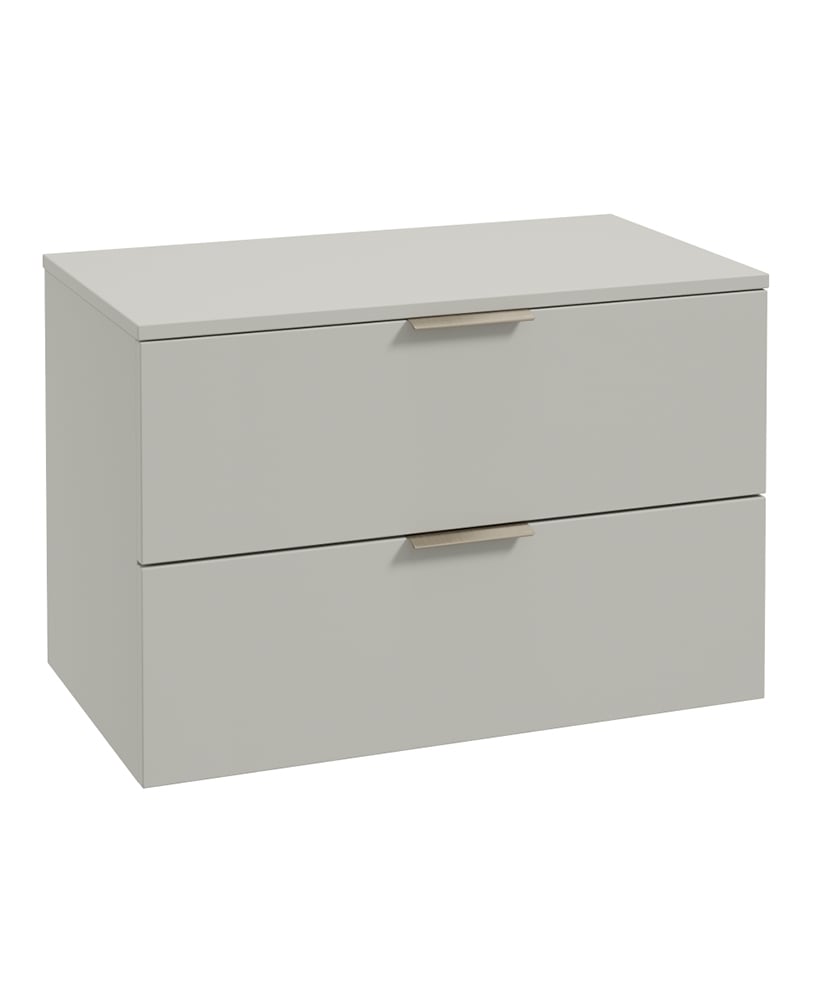 STOCKHOLM Wall Hung Two Drawer Countertop Vanity Unit