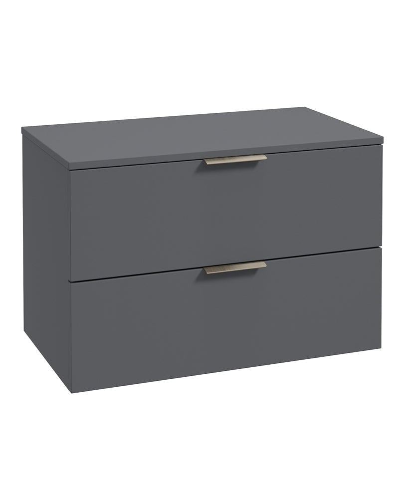 STOCKHOLM Wall Hung Two Drawer Countertop Vanity Unit