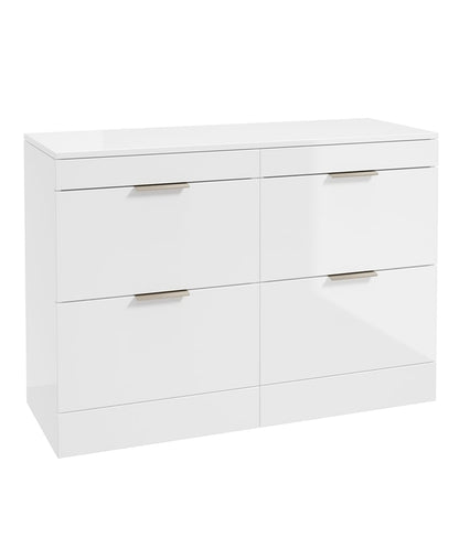 STOCKHOLM Wall Hung Four Drawer Countertop Vanity Unit