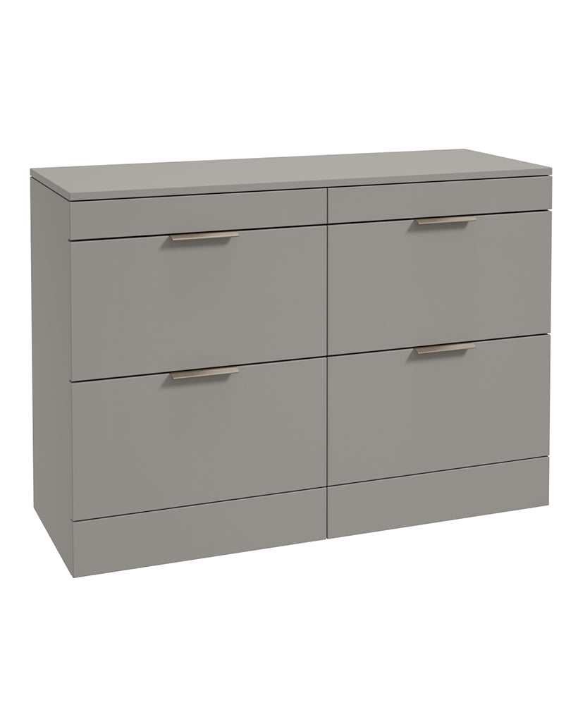 STOCKHOLM Wall Hung Four Drawer Countertop Vanity Unit