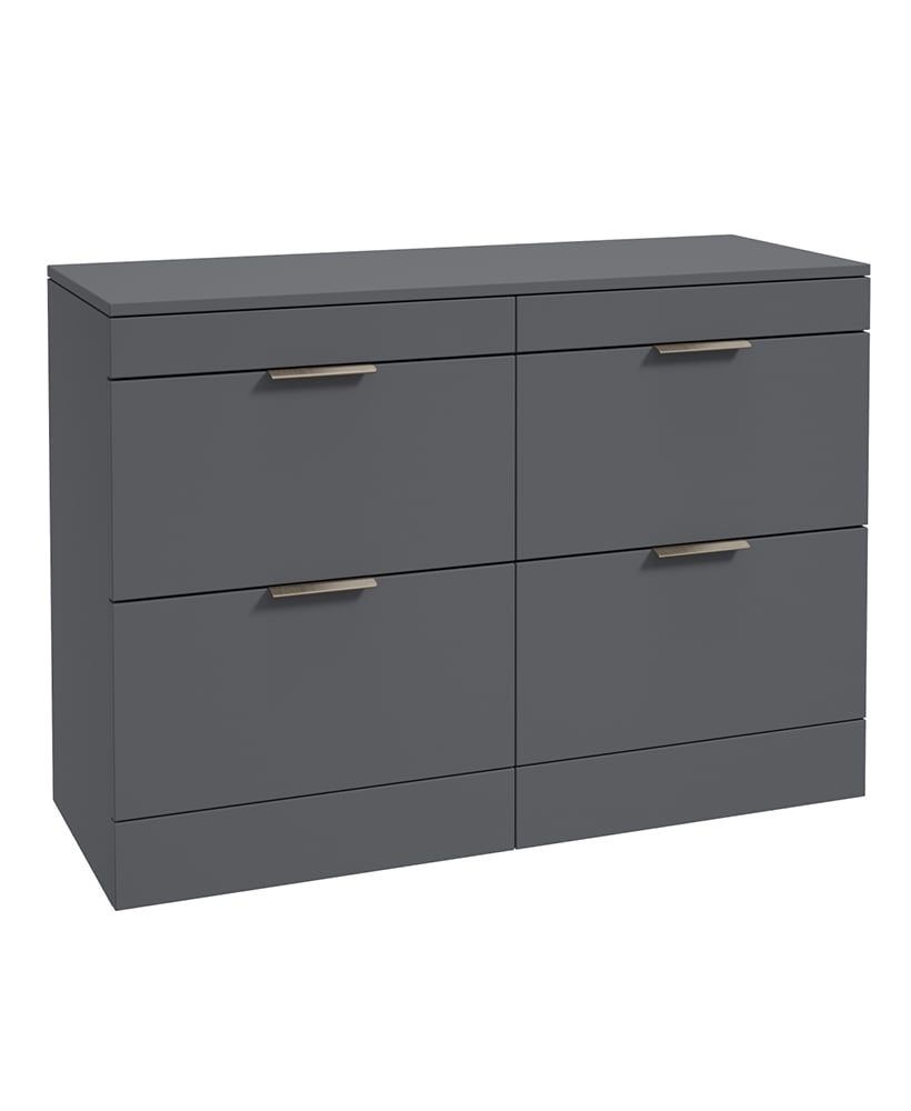 STOCKHOLM Wall Hung Four Drawer Countertop Vanity Unit