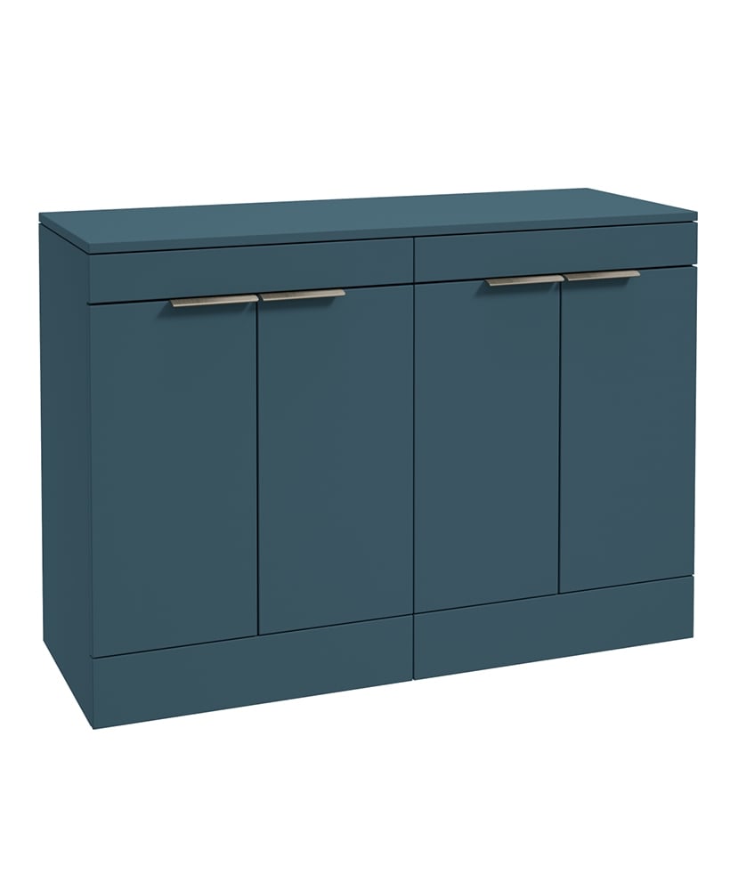 STOCKHOLM Floorstanding Four Door Countertop Vanity Unit