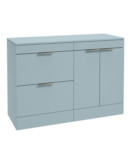 STOCKHOLM Floorstanding Two Drawer/Two Door Countertop Vanity Unit