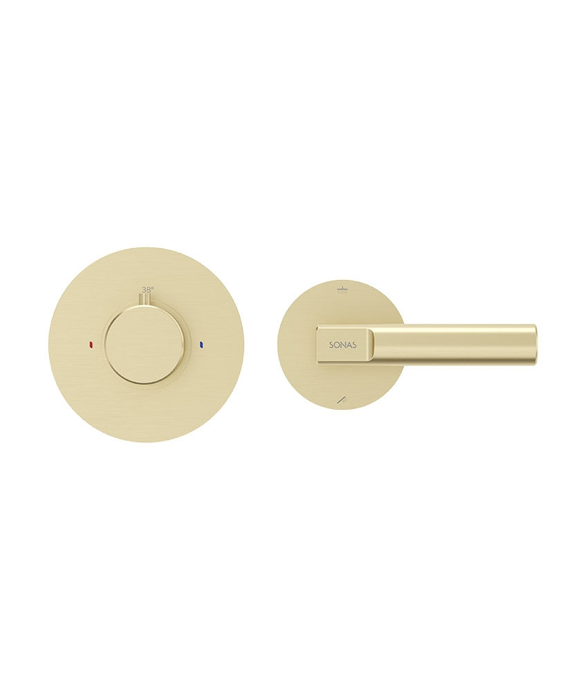 HAKK Thermostatic Concealed Shower Valve with Diverter