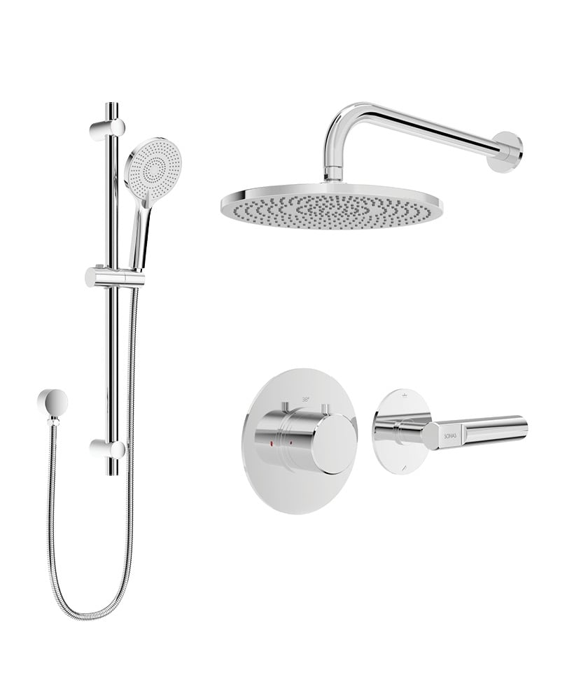 HAKK Thermostatic Shower Set 1 with Wall Arm