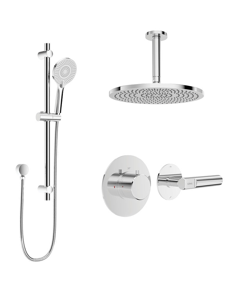 HAKK Thermostatic Shower Set 1 with Ceiling Arm