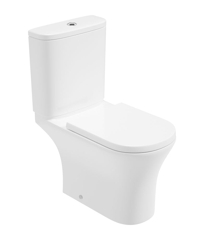 PEÑA Rimless Open Back Close Coupled WC & Delta Soft Close Seat