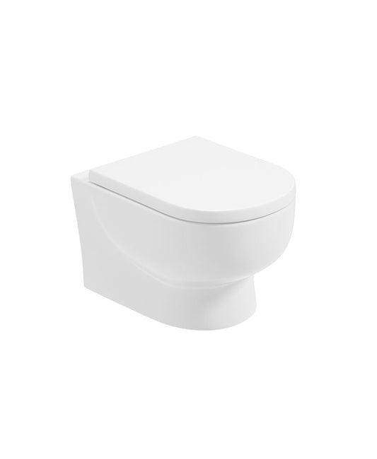 VIA Rimless Wall Hung WC & Delta Soft Close Seat