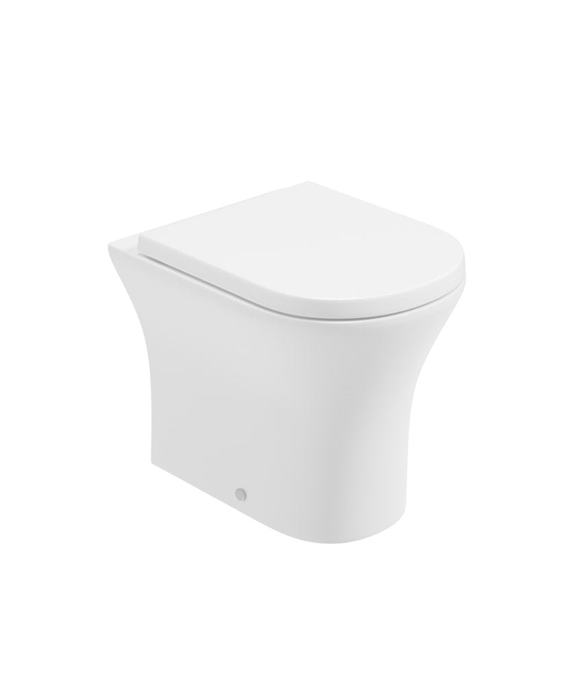 PEÑA Rimless Comfort Height Back to Wall WC & Delta Soft Close Seat