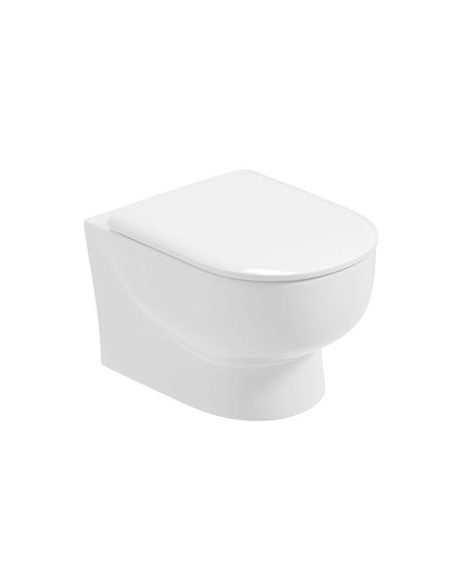 VIA Rimless Wall Hung WC & Sequence Soft Close Seat