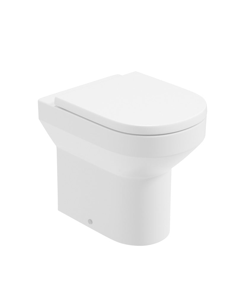 Base Rimless Comfort Height Back to Wall WC & Soft Close Seat Seat