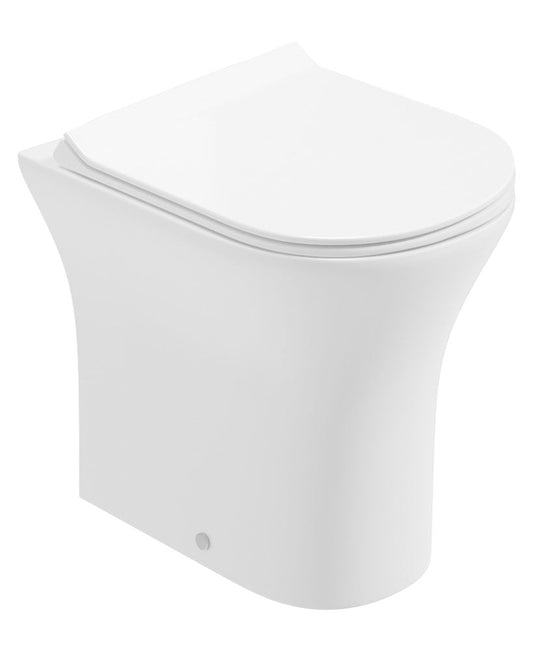 PEÑA Rimless Comfort Height Back to Wall WC & Sequence Slim Soft Close Seat