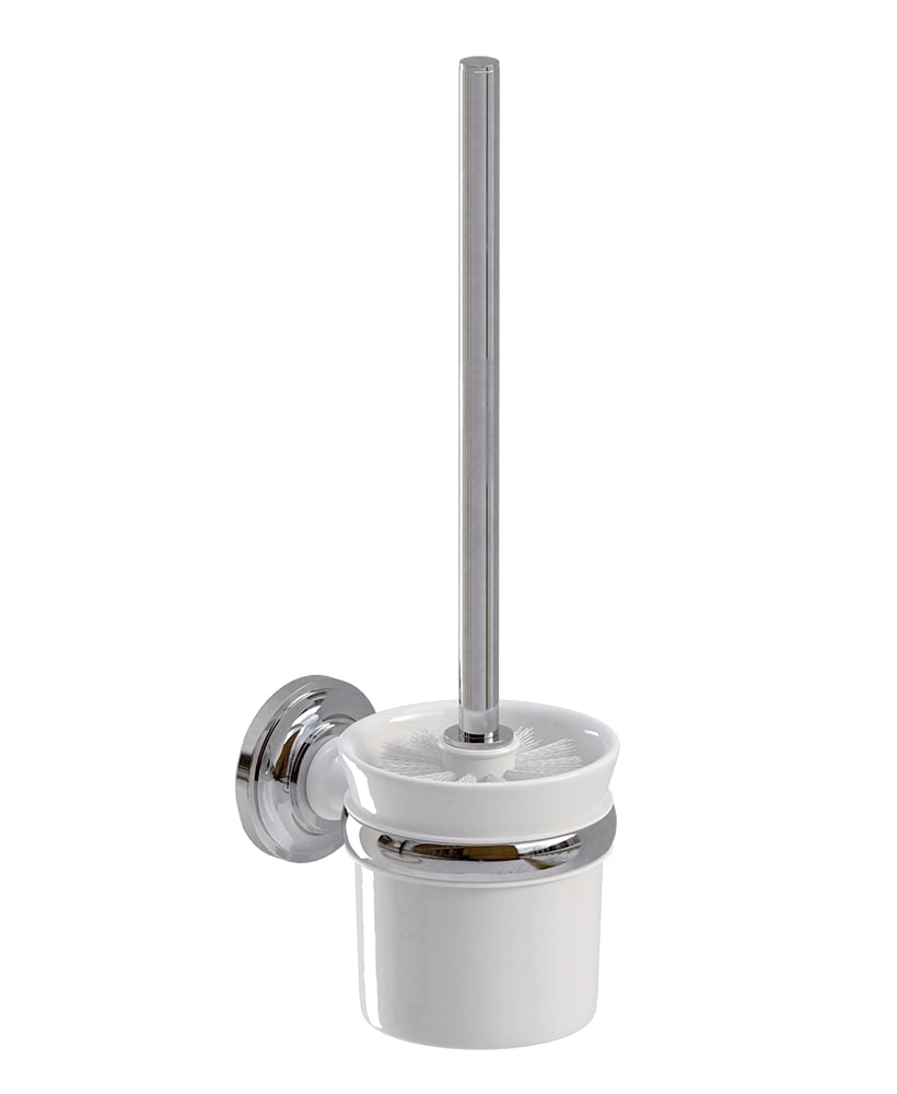 WESTBURY Toilet Brush & Holder Chrome